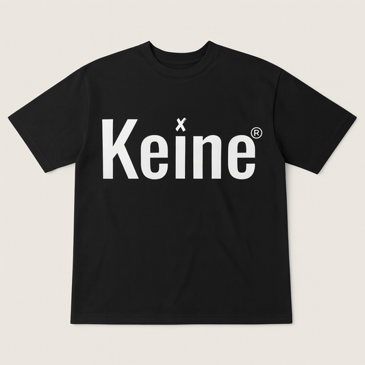 Boxy KEINE Heavy Tee Black